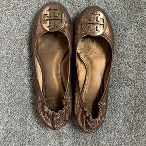 Size 10 Bronze Metallic Miller Flat